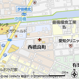 ＷＡＶＥ豊橋汐田橋店周辺の地図