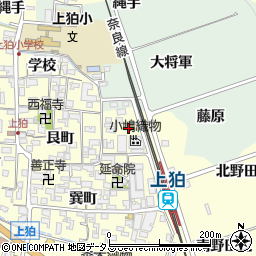 京都府木津川市山城町上狛大将軍周辺の地図