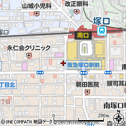 おたふく　尼崎店周辺の地図