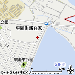 兵庫県加古川市平岡町新在家2593-44周辺の地図
