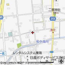 静岡県浜松市中央区貴平町361周辺の地図