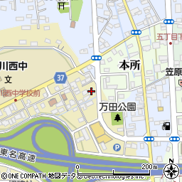 静岡県菊川市加茂4563周辺の地図