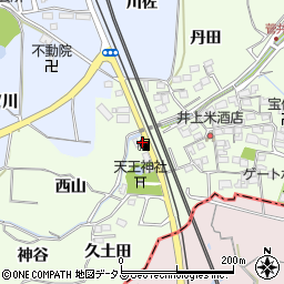 ＥＮＥＯＳ精華町ＳＳ周辺の地図