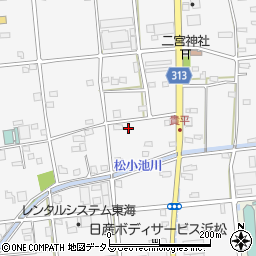 静岡県浜松市中央区貴平町344周辺の地図