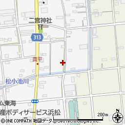 静岡県浜松市中央区貴平町257周辺の地図