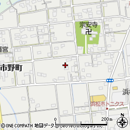 静岡県浜松市中央区市野町256周辺の地図