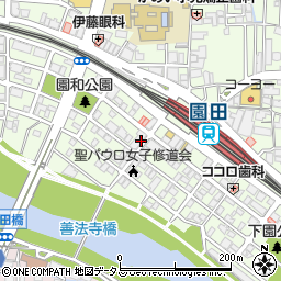寿司居酒屋 や台ずし 園田駅前町周辺の地図