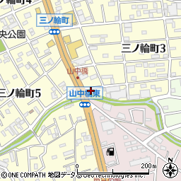 愛知県豊橋市飯村町西山2周辺の地図