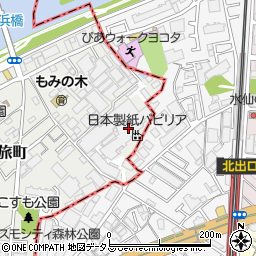 大阪化工株式会社周辺の地図