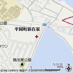 兵庫県加古川市平岡町新在家2593-45周辺の地図