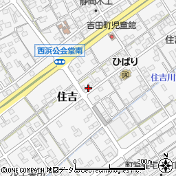 静岡県榛原郡吉田町住吉4210周辺の地図