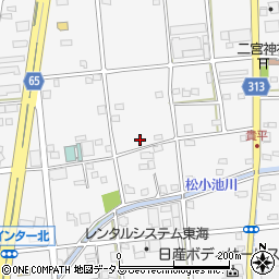 静岡県浜松市中央区貴平町366周辺の地図