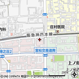 武庫之荘ガーデンハウス周辺の地図