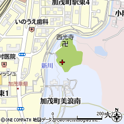 京都府木津川市加茂町美浪南2周辺の地図