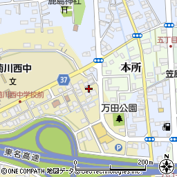 静岡県菊川市加茂267周辺の地図