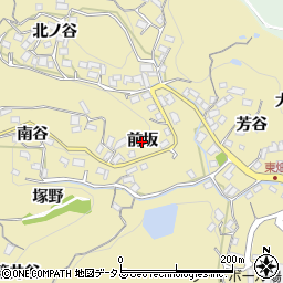 京都府精華町（相楽郡）東畑（前坂）周辺の地図