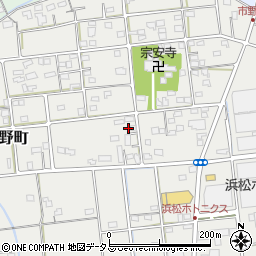 静岡県浜松市中央区市野町257周辺の地図