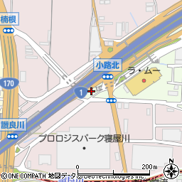 大阪府寝屋川市小路北町1周辺の地図