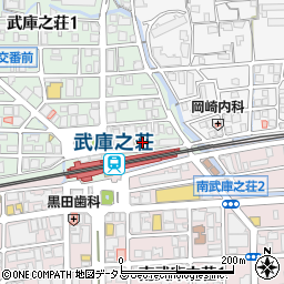 武庫之荘整骨院周辺の地図