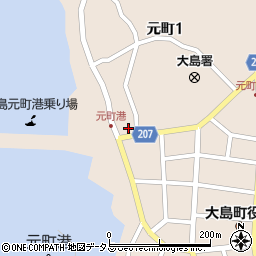 トヨタレンタカー大島店周辺の地図