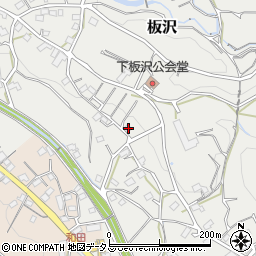 静岡県掛川市板沢227周辺の地図