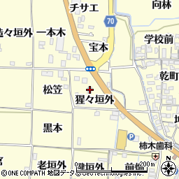 京都府木津川市山城町上狛猩々垣外5-1周辺の地図