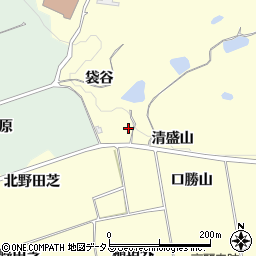 京都府木津川市山城町上狛清盛山周辺の地図