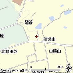 京都府木津川市山城町上狛（清盛山）周辺の地図