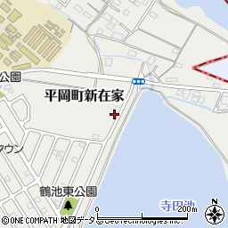 兵庫県加古川市平岡町新在家2593-46周辺の地図