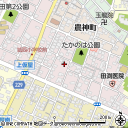 兵庫県赤穂市上仮屋北周辺の地図