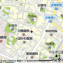 兵庫県赤穂市加里屋周辺の地図