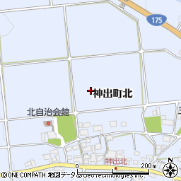 兵庫県神戸市西区神出町北周辺の地図