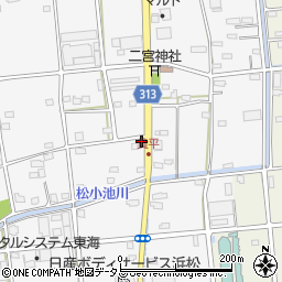 静岡県浜松市中央区貴平町272周辺の地図