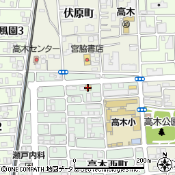 サイゼリヤ西宮高木店周辺の地図