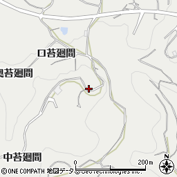 愛知県知多郡南知多町内海口苔廻間21周辺の地図