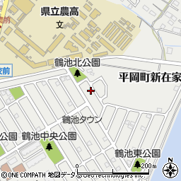 兵庫県加古川市平岡町新在家1192-372周辺の地図