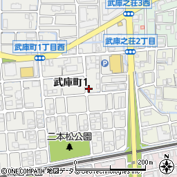 関西サッシ製作所周辺の地図