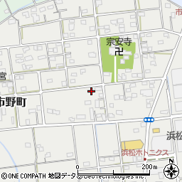 静岡県浜松市中央区市野町259周辺の地図