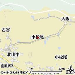 京都府相楽郡精華町東畑小松尾周辺の地図