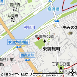 Ｆメゾン上新庄周辺の地図