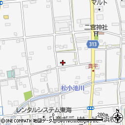 静岡県浜松市中央区貴平町334周辺の地図