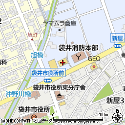 セリア袋井店周辺の地図