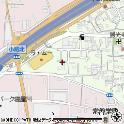 大阪府寝屋川市小路北町5周辺の地図