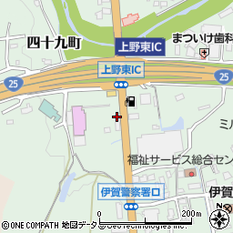 まぁじゃんくらぶ・ジャンプ　伊賀上野店周辺の地図