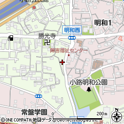大阪府寝屋川市小路北町21周辺の地図