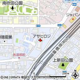 アサヒロジ株式会社　近畿圏支社周辺の地図