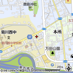 静岡県菊川市加茂263周辺の地図