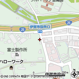 株式会社東海大阪レンタル伊賀上野営業所周辺の地図