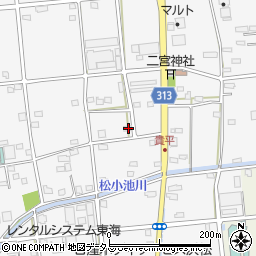 静岡県浜松市中央区貴平町339周辺の地図