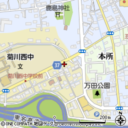 静岡県菊川市加茂264-1周辺の地図